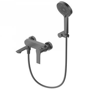 Смеситель для ванны с душем Wonzon & Woghand Brilliant WW-88037079-BGM тёмный графит